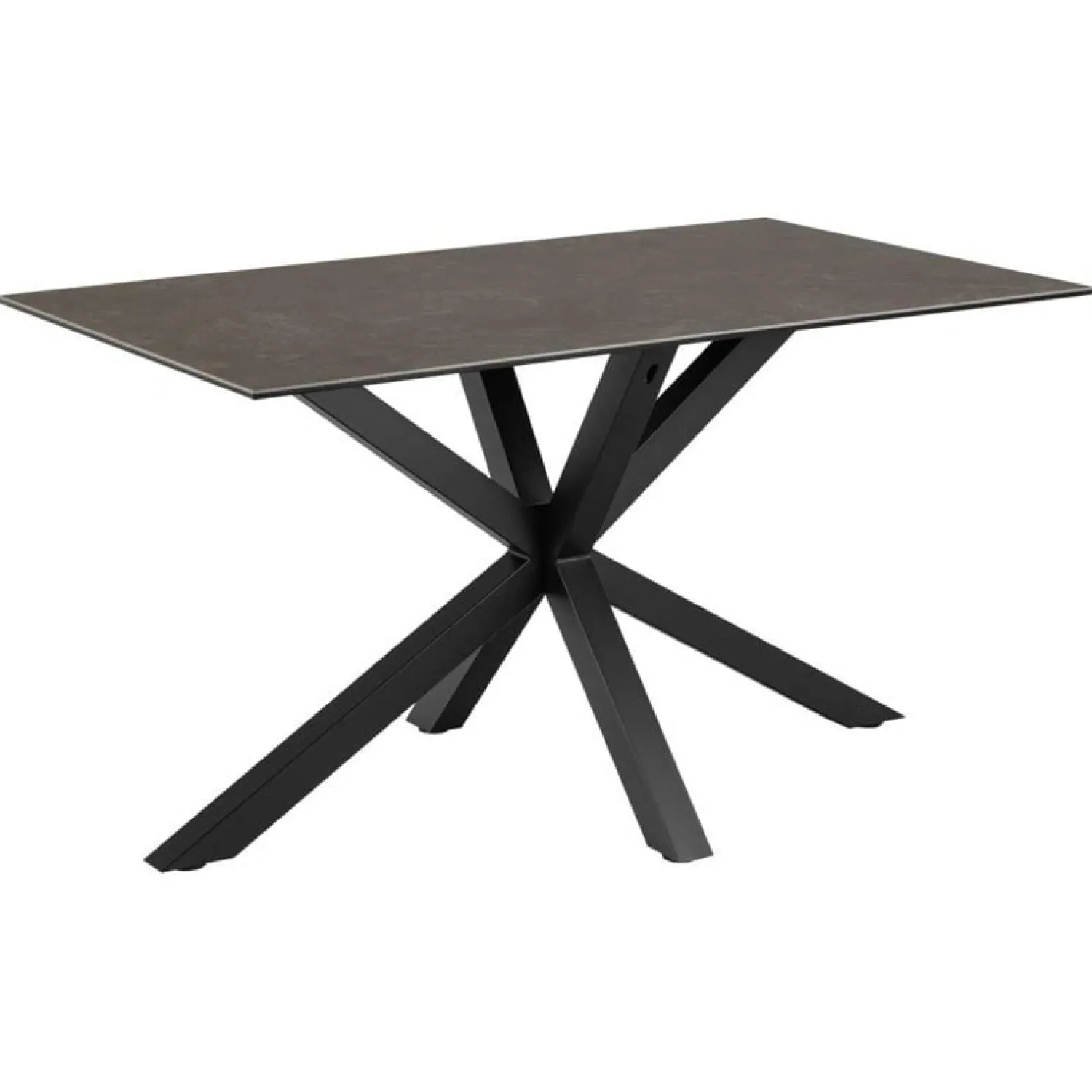 Nordhavn Eettafels|Zuvio Eettafel Zwart Keramiek 135cm