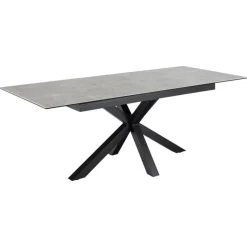 Nordhavn Eettafels|Zuvio Uitschuifbare Eettafel Grijs Keramiek 210cm
