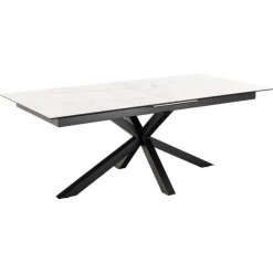 Nordhavn Eettafels|Zuvio Uitschuifbare Eettafel Wit Keramiek 240cm