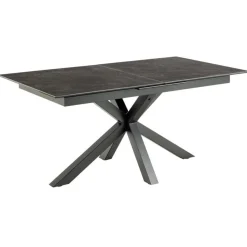 Nordhavn Eettafels|Zuvio Uitschuifbare Eettafel Zwart Keramiek 210cm