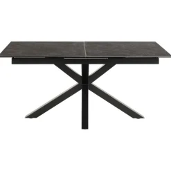 Nordhavn Eettafels|Zuvio Uitschuifbare Eettafel Zwart Keramiek 210cm
