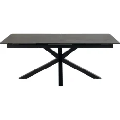 Nordhavn Eettafels|Zuvio Uitschuifbare Eettafel Zwart Keramiek 240cm