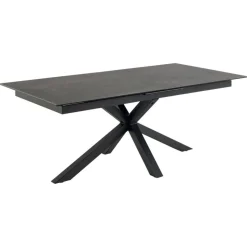 Nordhavn Eettafels|Zuvio Uitschuifbare Eettafel Zwart Keramiek 240cm