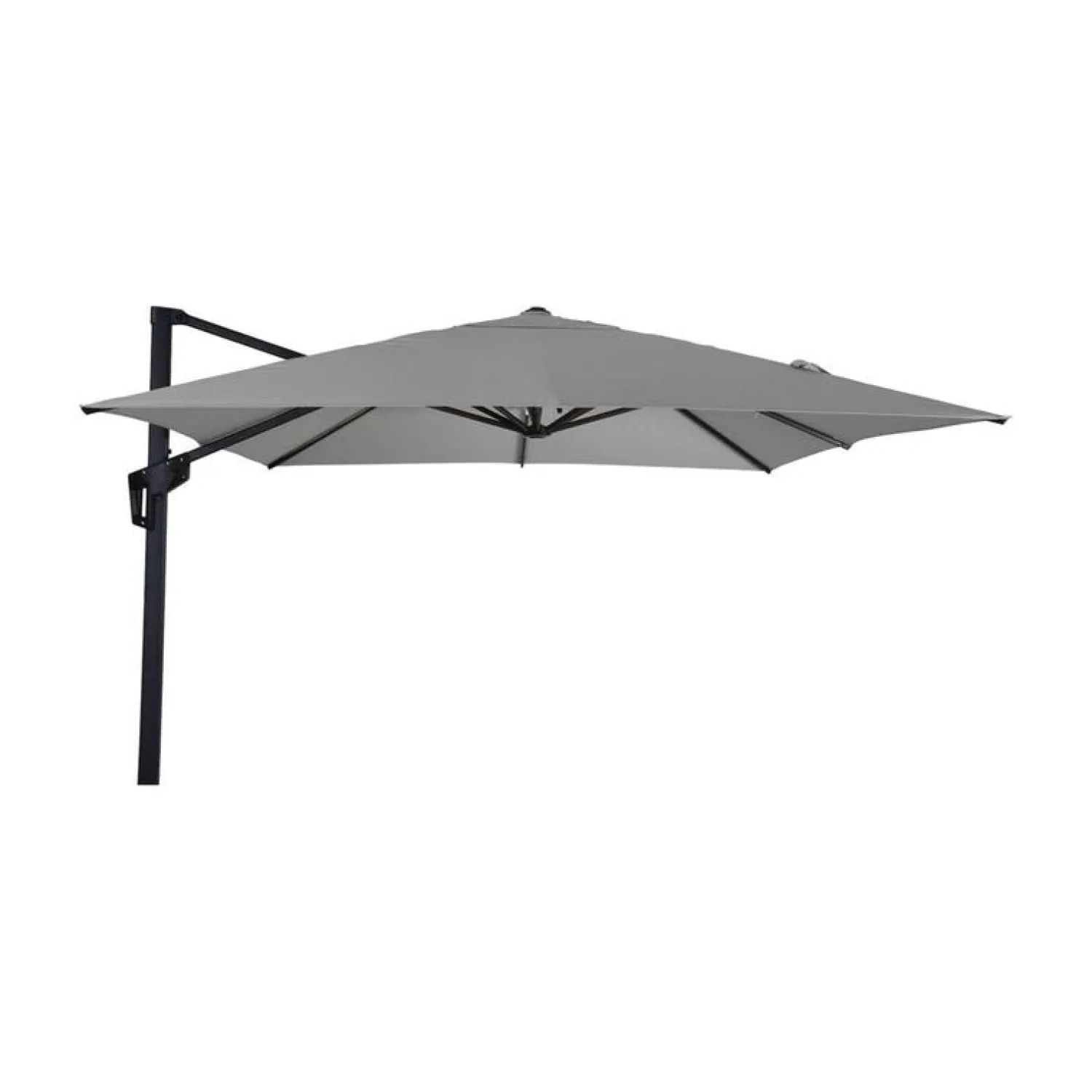 Lesli Living Parasols|Zweefparasol Libra grijs 250x250cm