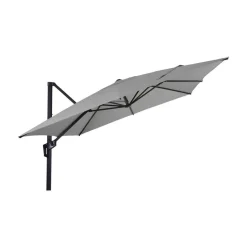 Lesli Living Parasols|Zweefparasol Libra grijs 250x250cm