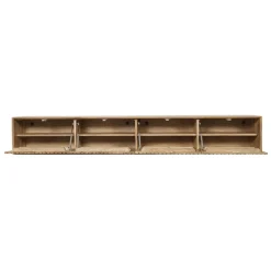Furndea Industriele Kasten|Tv Meubels|Zwevend Tv meubel Martin Naturel 240 cm