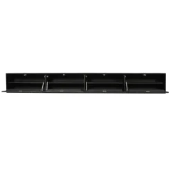 Furndea Industriele Kasten|Tv Meubels|Zwevend Tv meubel Martin Zwart 240 cm