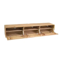 Furndea Industriele Kasten|Tv Meubels|Zwevend Tv meubel Melanie Naturel 160 cm