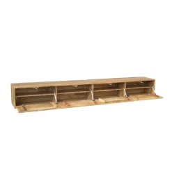 Furndea Industriele Kasten|Tv Meubels|Zwevend Tv meubel Melanie Naturel 240 cm