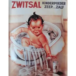 Cavetown Metalen Borden|Zwitsal poeder zeep zalf - metalen bord